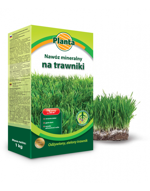 Zdjęcie: Nawóz do trawników w kartonie 1 kg PLANTA