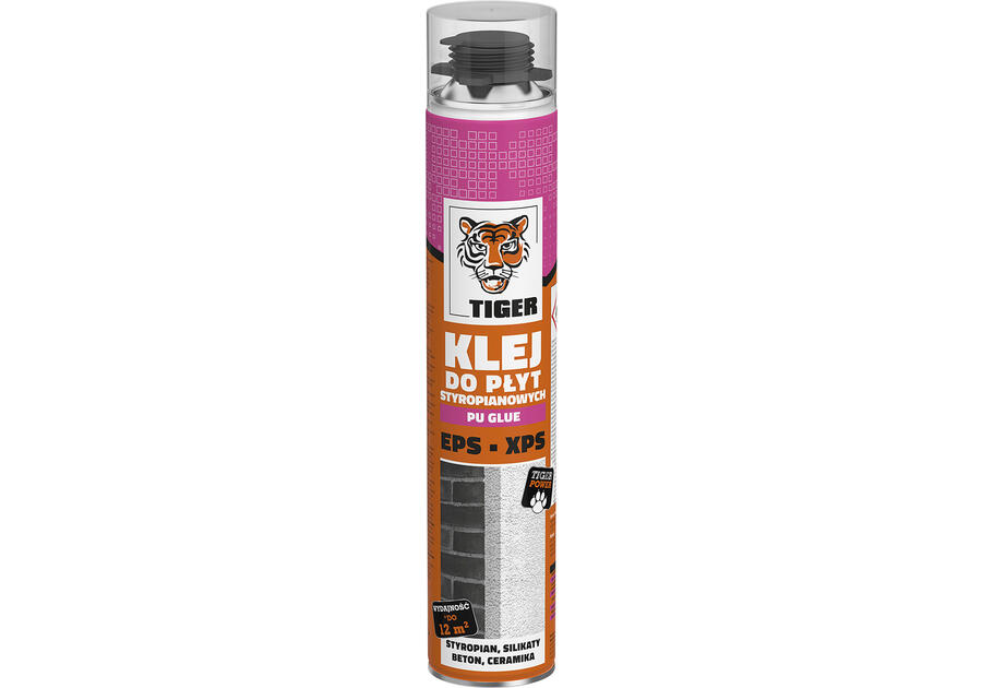 Zdjęcie: Klej do płyt styropianowych EPS-XPS, szary 750 ml TIGER