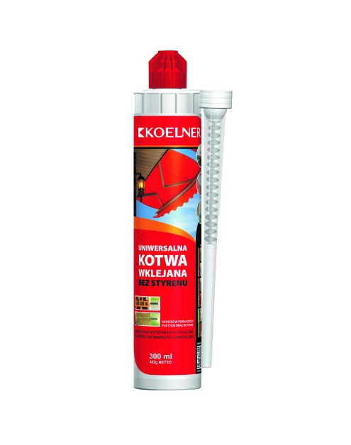 Zdjęcie: Uniwersalna kotwa wklejana bez styrenu 300 ml KOELNER