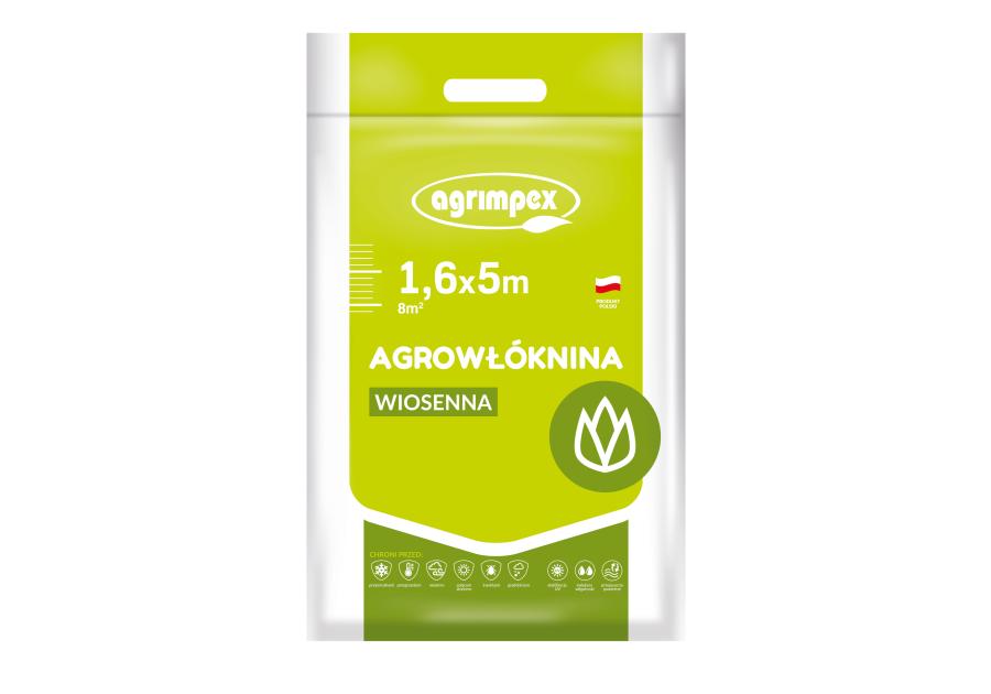 Zdjęcie: Agrowłóknina osłaniająca wiosenna 17 g biała 1,6 x 5 m AGRIMPEX