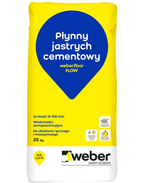 Zdjęcie: Jastrych cementowy płynny Floor Flow 25 kg WEBER