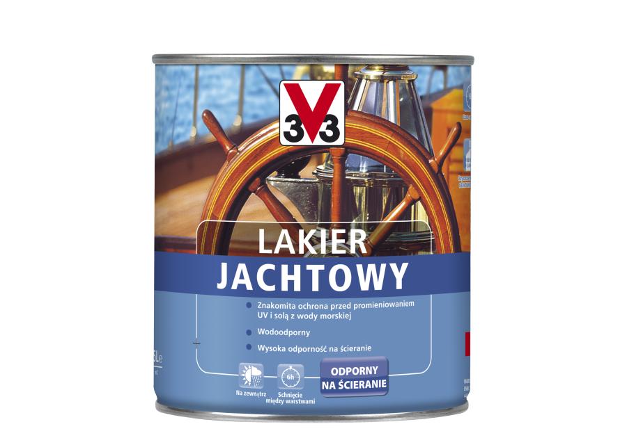 Zdjęcie: Lakier jachtowy bezbarwny 0,75 L połysk V33