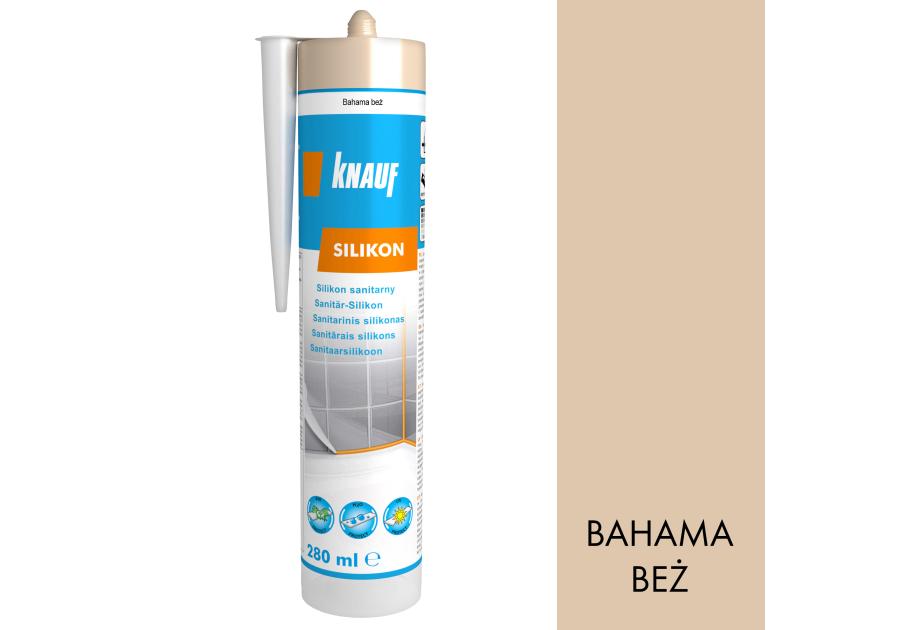 Zdjęcie: Silikon sanitarny bahama bez 280 ml KNAUF