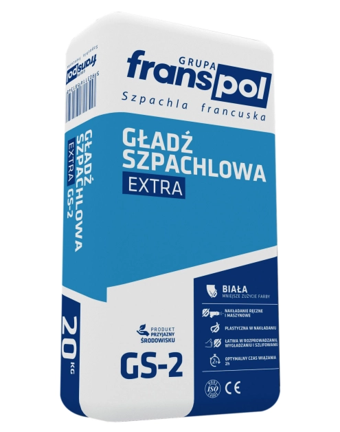 Zdjęcie: Gładź szpachlowa Extra GS-2, 20 kg FRANS-POL