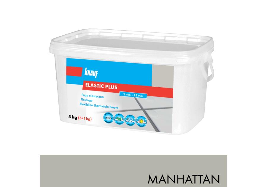 Zdjęcie: Fuga elastyczna Elastic Plus manhattan 25 kg KNAUF