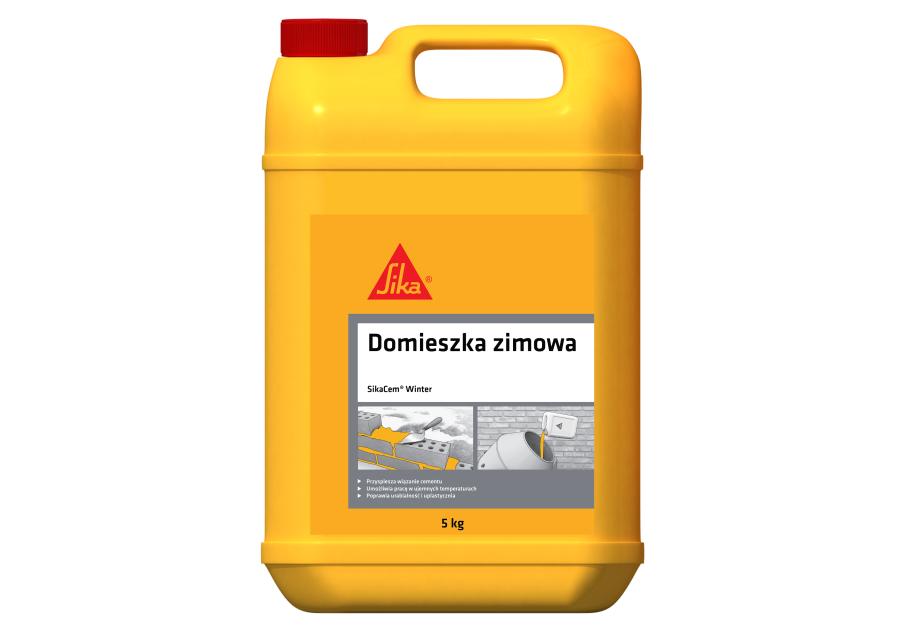 Zdjęcie: Domieszka przeciwmrozowa Sikacem Winter 5 kg SIKA