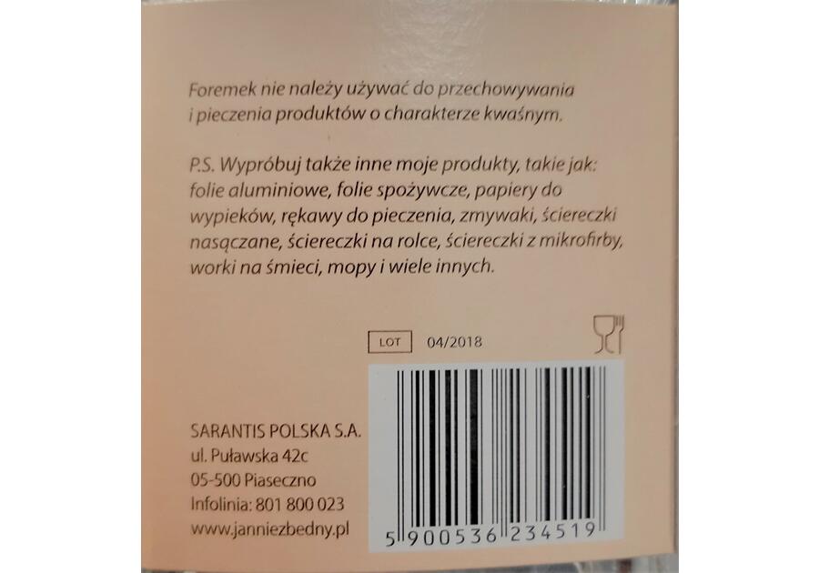 Zdjęcie: Foremki aluminiowe Pasztet 3 szt. JAN NIEZBĘDNY