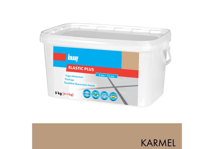 Zdjęcie: Fuga elastyczna Elastic Plus 5 kg  karmel KNAUF