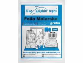 Folia malarska gruba 4 x 5 m BLUEDOLPHIN