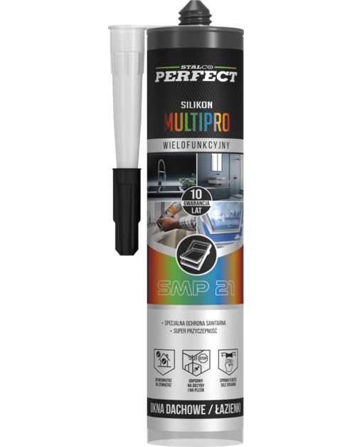 Zdjęcie: Silikon neutralny multi-pro czarny smp 21 280 ml STALCO PERFECT