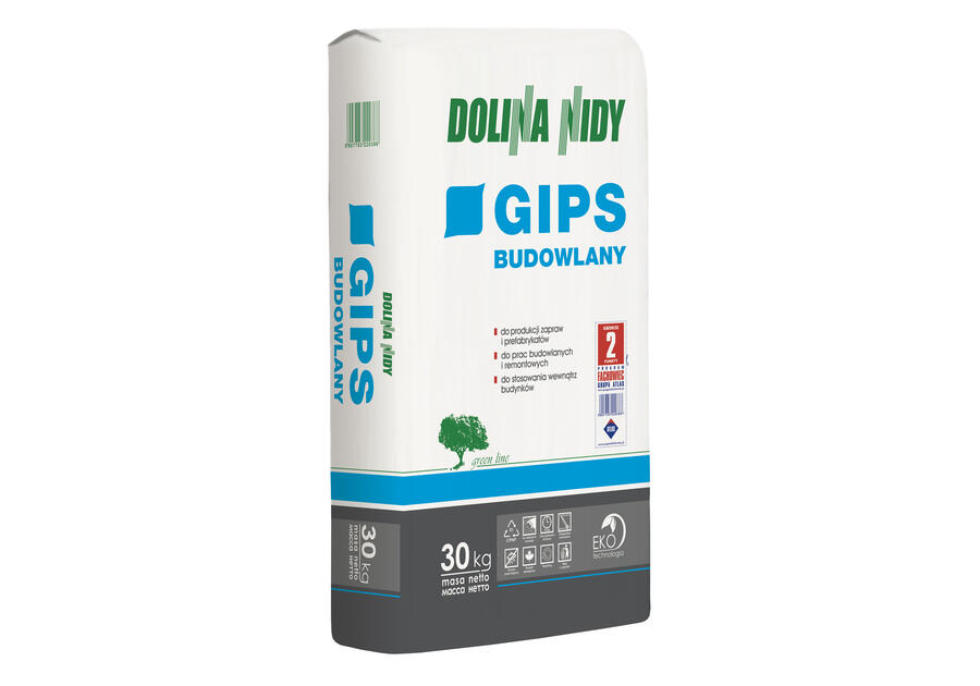 Zdjęcie: Gips budowlany 30 kg DOLINA NIDY