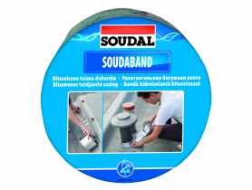 Taśma dekarska uszczelniająca Soudaband 15 cm brąz RAL8017 SOUDAL