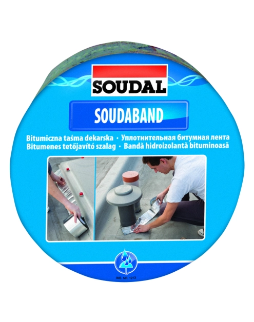 Zdjęcie: Taśma dekarska uszczelniająca Soudaband 15 cm brąz RAL8017 SOUDAL