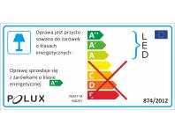 Zdjęcie: Girlanda 6,1 m E27 10xG45 mleczny 36V 6 W POLUX