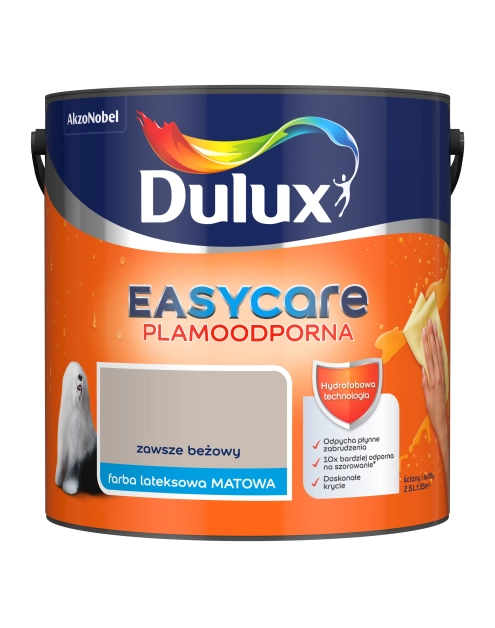 Zdjęcie: Farba do wnętrz EasyCare 2,5 L zawsze beżowy DULUX