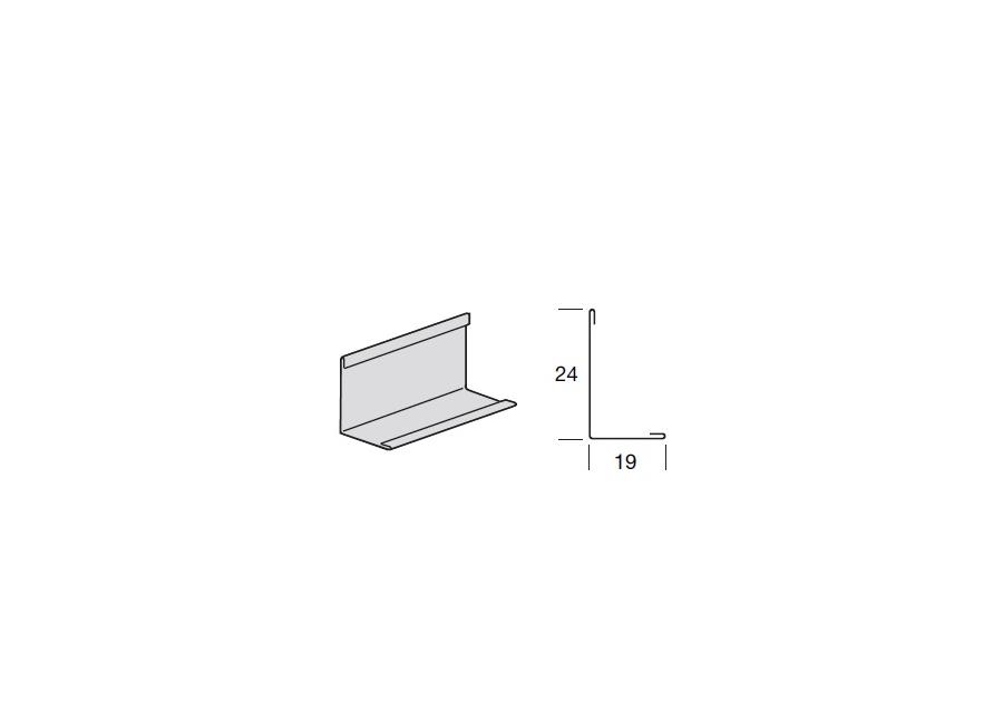 Zdjęcie: Profil przyścienny kątowy do Prelude 24x19 mm -3 m 678879 KCS