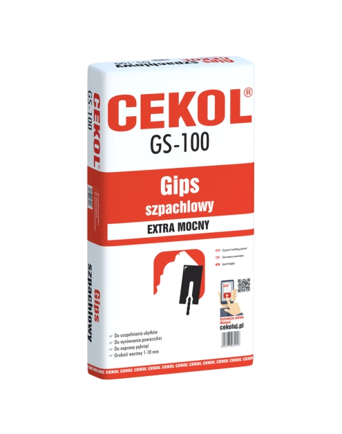 Zdjęcie: Gips szpachlowy GS-100 - 5 kg CEKOL