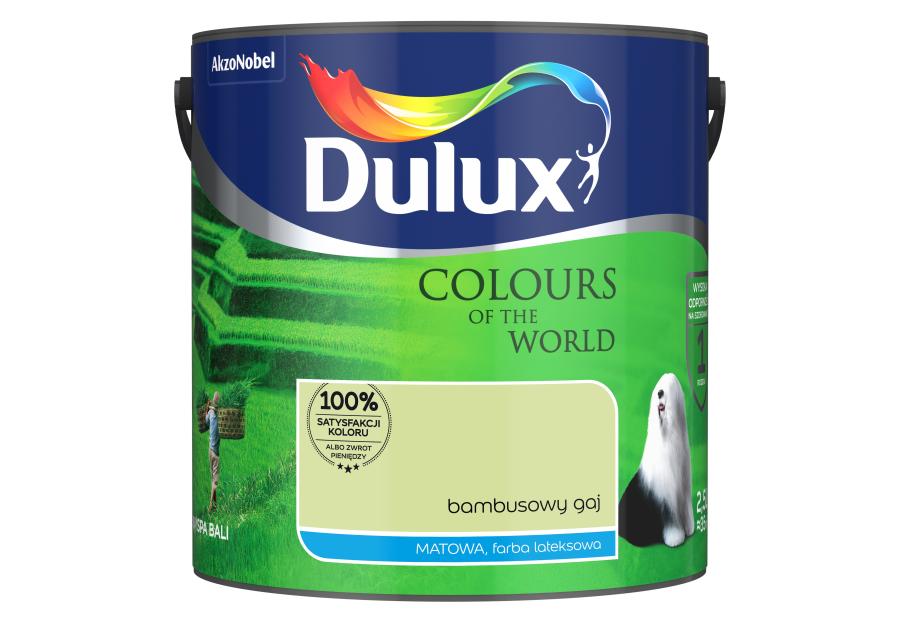 Zdjęcie: Farba do wnętrz Kolory Świata 2,5 L bambusowy gaj DULUX