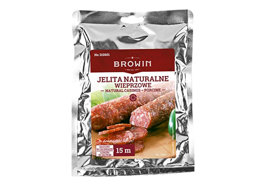 Zdjęcie: Jelita naturalne wieprzowe - kaliber 28/30 mm, 15 m BROWIN