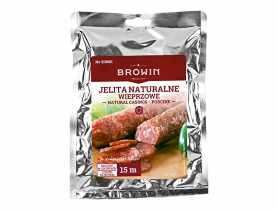 Jelita naturalne wieprzowe - kaliber 28/30 mm, 15 m BROWIN