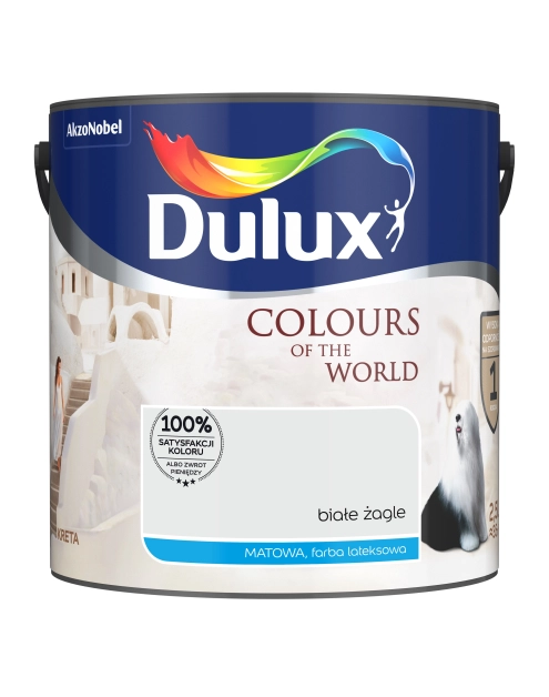 Zdjęcie: Farba do wnętrz Kolory Świata 2,5 L białe żagle DULUX