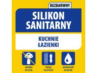 Zdjęcie: Silikon sanitarny 280 ml bezbarwny SOUDAL