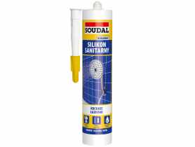 Silikon sanitarny 280 ml bezbarwny SOUDAL