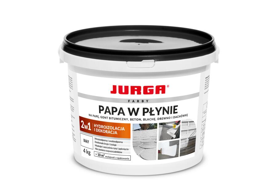 Zdjęcie: Papa w płynie biała 4 kg JURGA