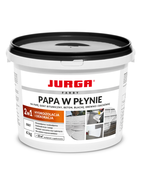 Zdjęcie: Papa w płynie biała 4 kg JURGA