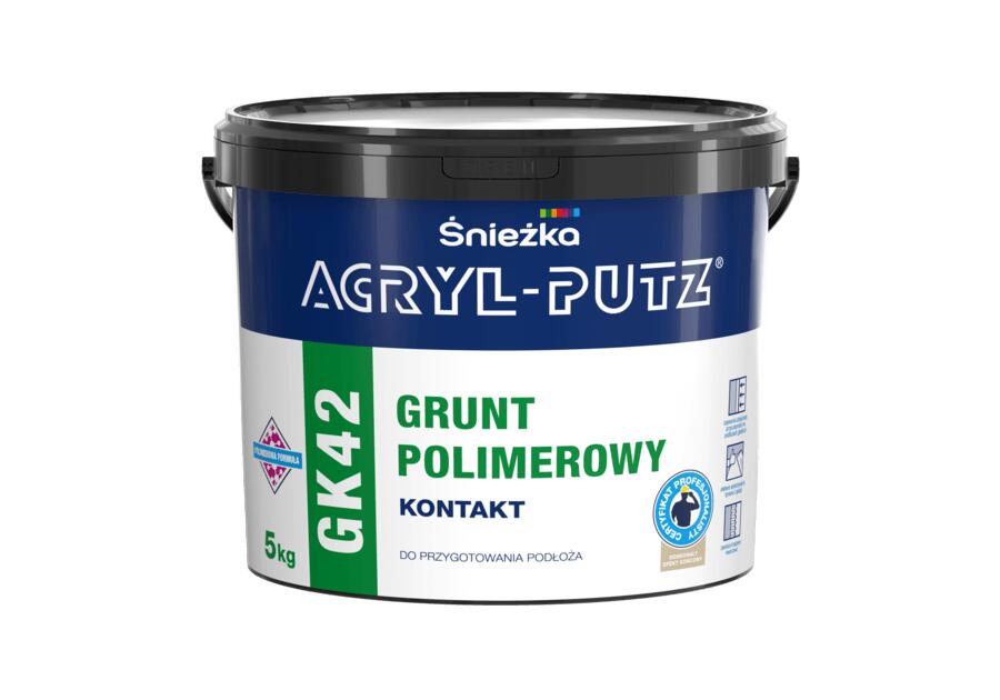 Zdjęcie: Grunt polimerowy kontaktowy Acryl -Putz T 5 kg ŚNIEŻKA