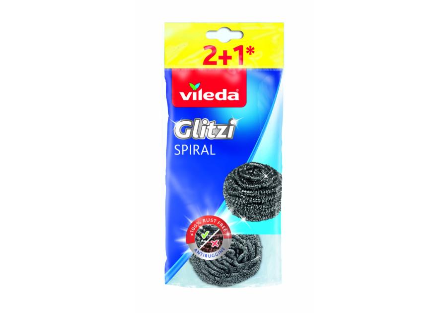 Zdjęcie: Zmywak Glitzi Spiral Inox 3 szt. VILEDA