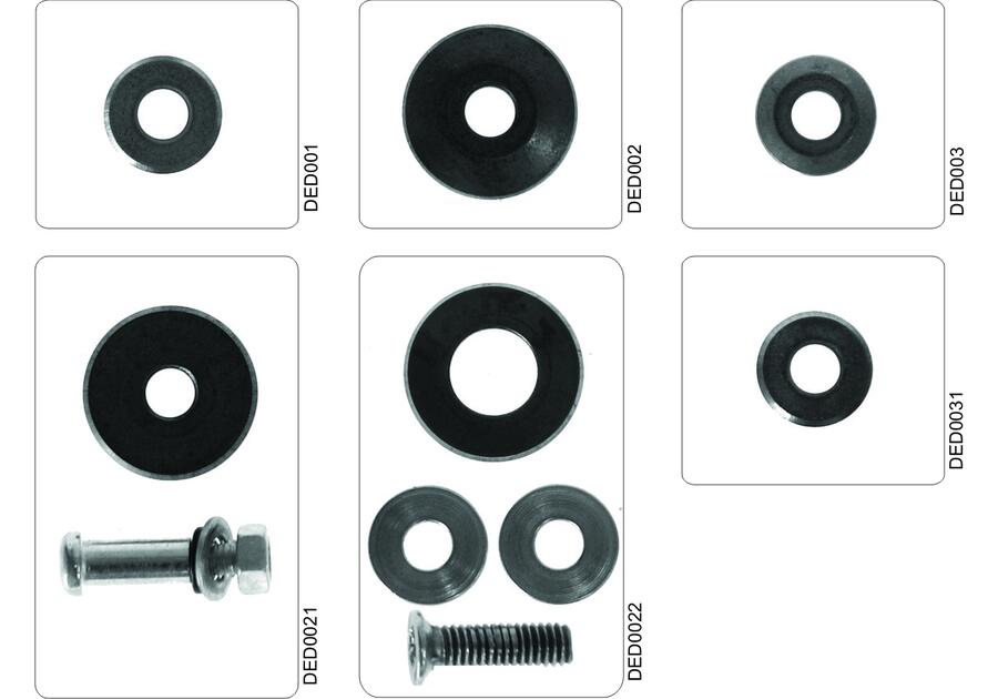 Zdjęcie: Kółko do maszyny do cięcia glazury 22x2 mm + śruba DEDRA