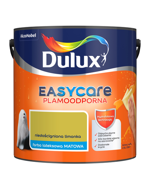 Zdjęcie: Farba do wnętrz EasyCare 2,5 L niedościgniona limonka DULUX