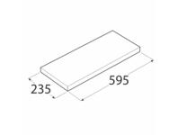 Zdjęcie: Półka samowisząca dąb sonoma 59,5x23,5 cm VELANO