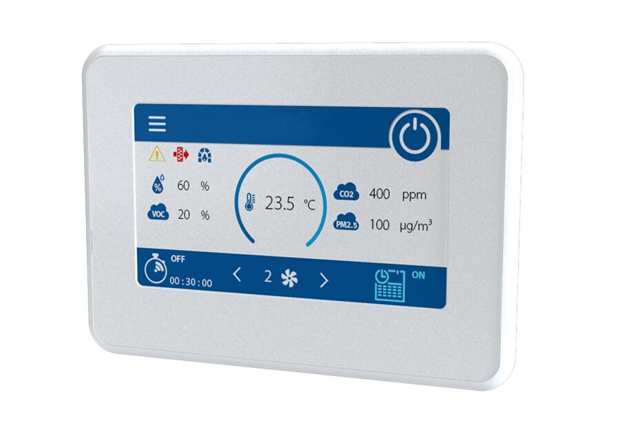 Zdjęcie: Przewodowy panel sterowania A25  LCD do central z automatyką A21 VENTS