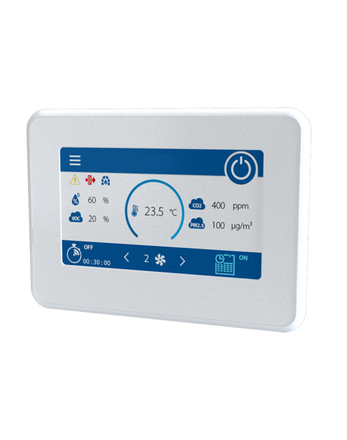 Zdjęcie: Przewodowy panel sterowania A25  LCD do central z automatyką A21 VENTS