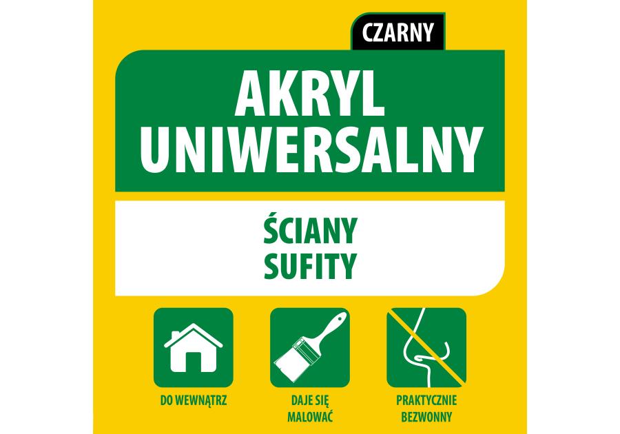 Zdjęcie: Akryl uniwersalny 280 ml czarny SOUDAL