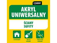 Zdjęcie: Akryl uniwersalny 280 ml czarny SOUDAL