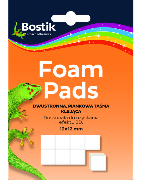 Zdjęcie: Tasma piankowa Foam Pads białe 414 szt. BOSTIK