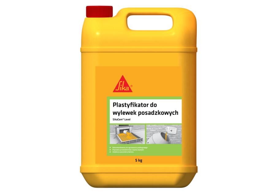 Zdjęcie: Plastyfikator do wylewek posadzkowych SikaCem Level 5 kg SIKA