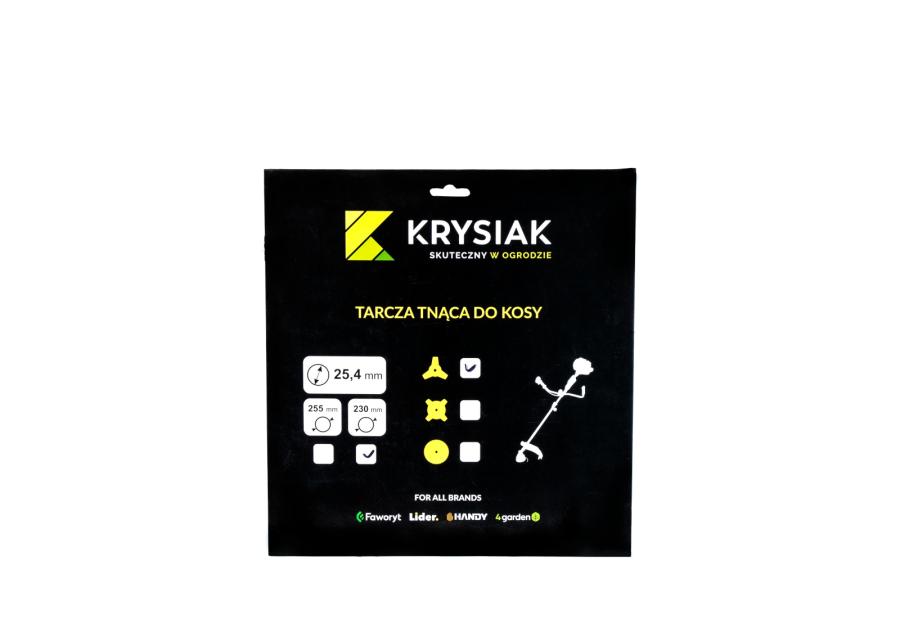 Zdjęcie: Tarcza tnąca 3Z/230 mm/25,4 mm-1,4 mm KRYSIAK