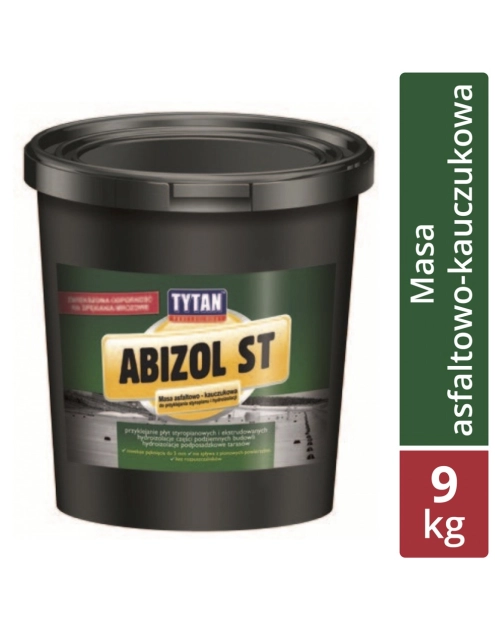 Zdjęcie: Lepik asfaltowy do styropianu Abizol ST 9 kg TYTAN PROFESSIONAL