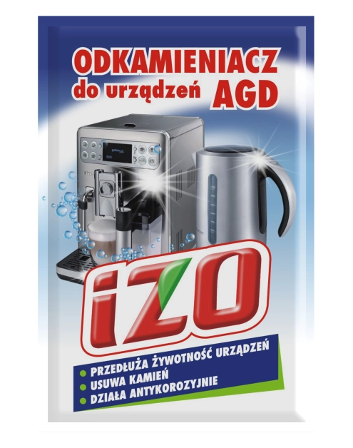 Zdjęcie: Odkamieniacz do urządzeń AGD 0,03 kg saszetka IZO