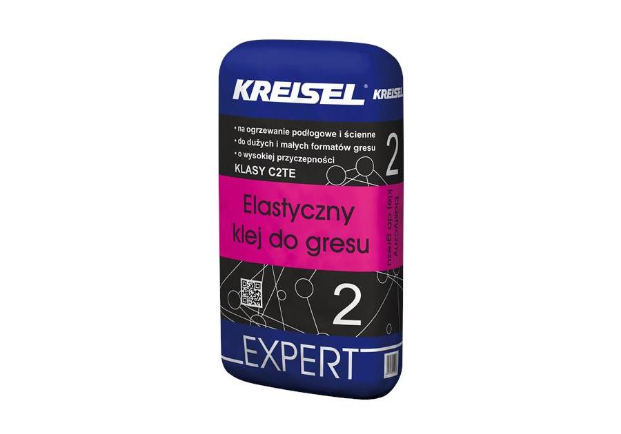 Zdjęcie: Klej do gresu Expert 2 elastyczny 25 kg KREISEL