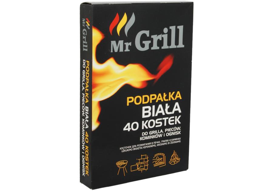 Zdjęcie: Podpałka biała 40-kostek MRGRILL