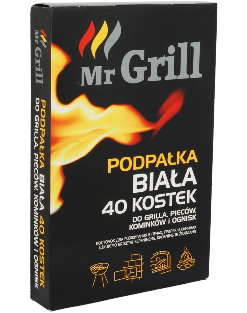 Zdjęcie: Podpałka biała 40-kostek MRGRILL