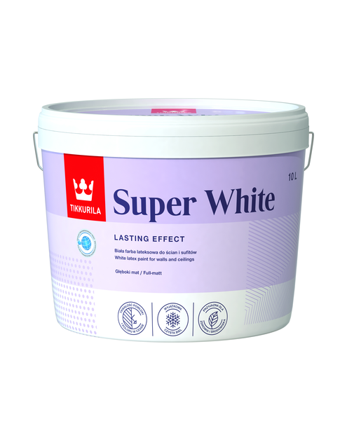 Zdjęcie: Farba lateksowa Super White 10 L TIKKURILA