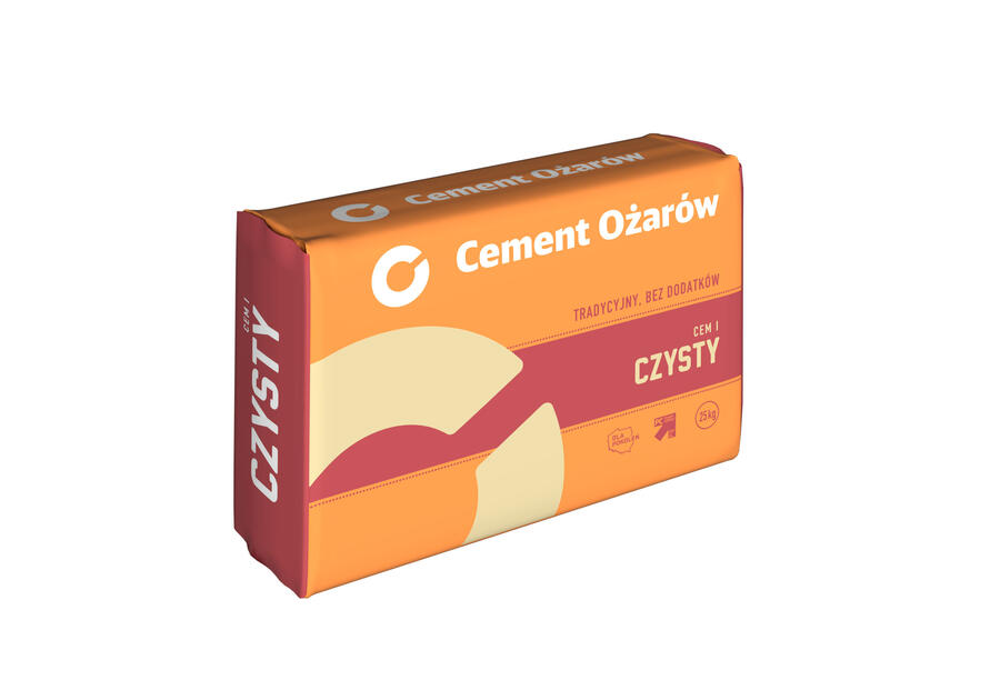 Zdjęcie: Cement Czysty Cem I - 25 kg CEMENT OŻARÓW