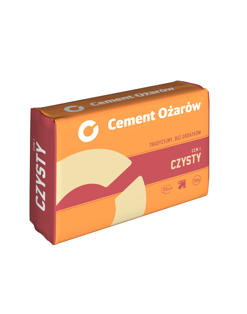 Zdjęcie: Cement Czysty Cem I - 25 kg CEMENT OŻARÓW