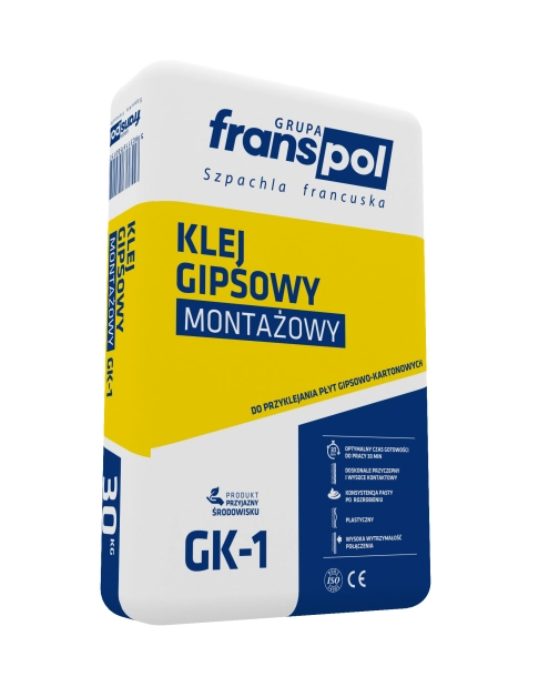 Zdjęcie: Klej montażowy gipsowy 30 kg FRANS-POL